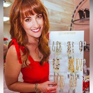 E Newton Gold filled 4mm Beaded Bracelet extends {Out of stock}